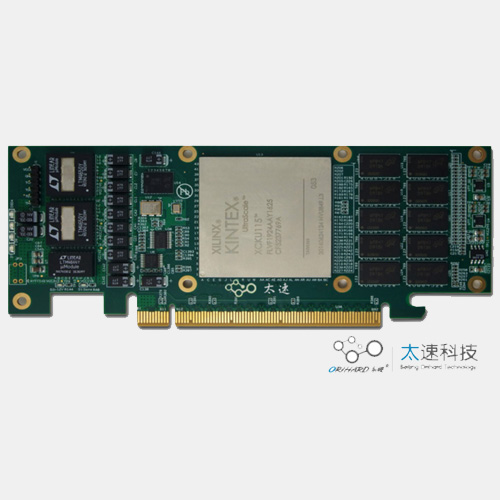 1Semihigh PCIe X8 hardware acceleration card based on Xilinx XCKU115